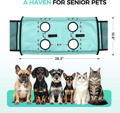 Pet Grooming Hammock with Stand, Foldable Design